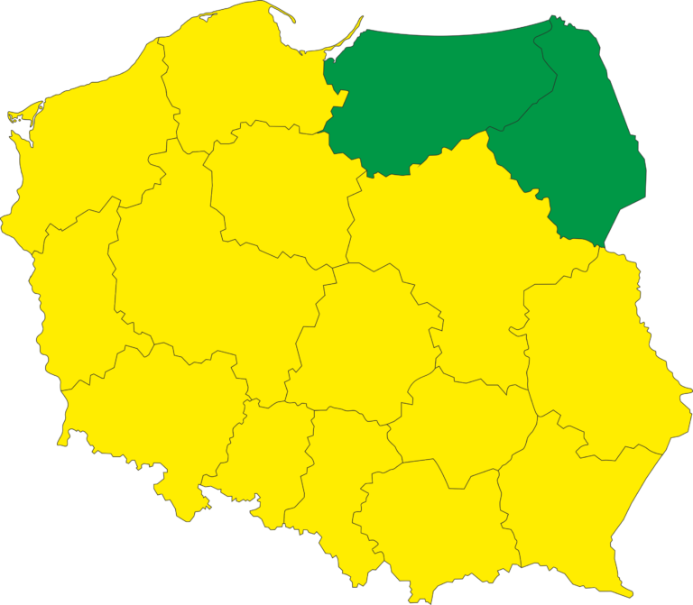 Rejon działania usług firmy Marski